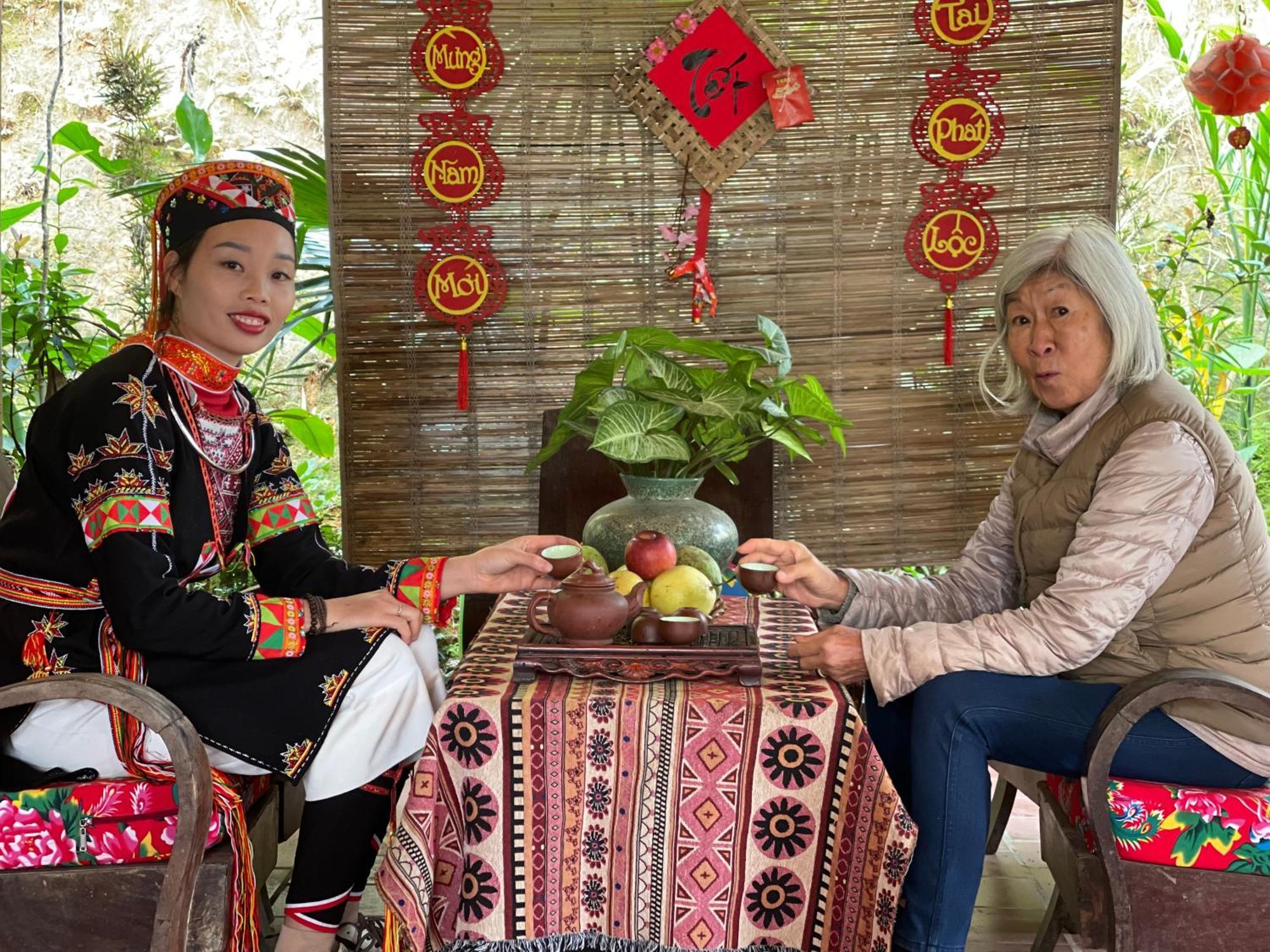 Vu Linh Palm House Homestay - Bungalow Yen Bai Exteriör bild